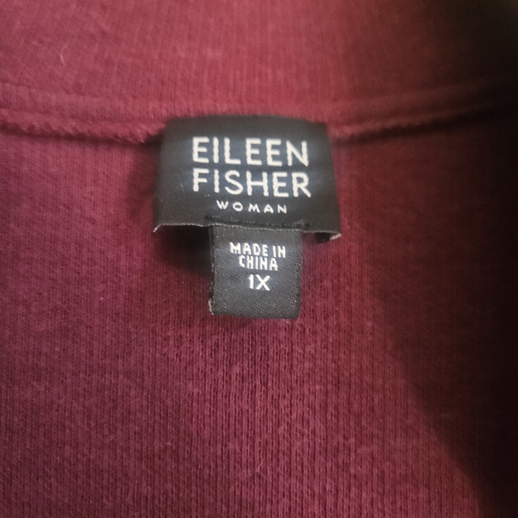 Eileen Fisher Lambswool Cardigan Sweater - Picture 2 of 6